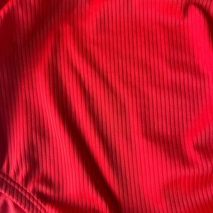 Red One Piece Bathing Suit